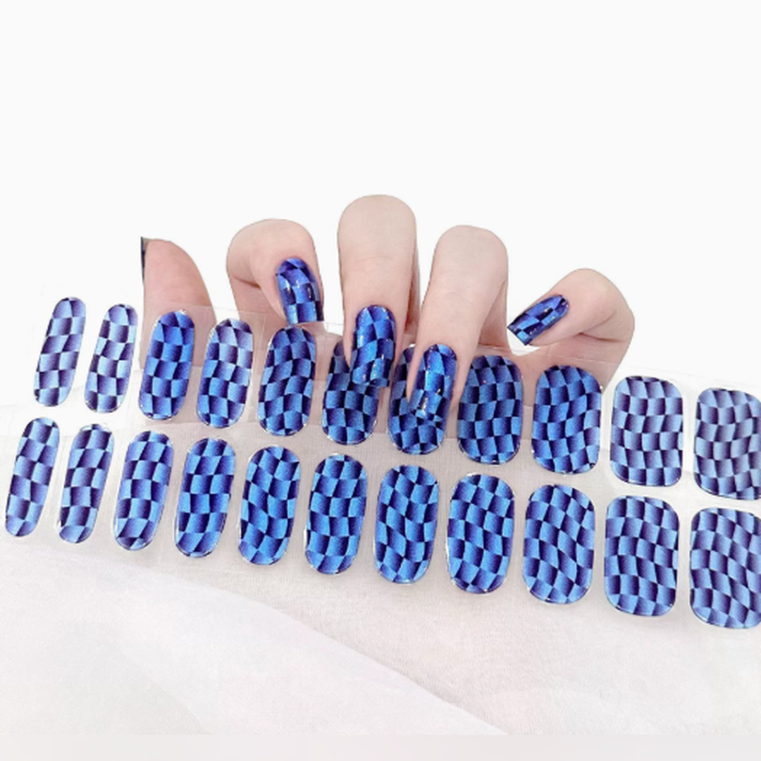 Vairely Blue Checkered