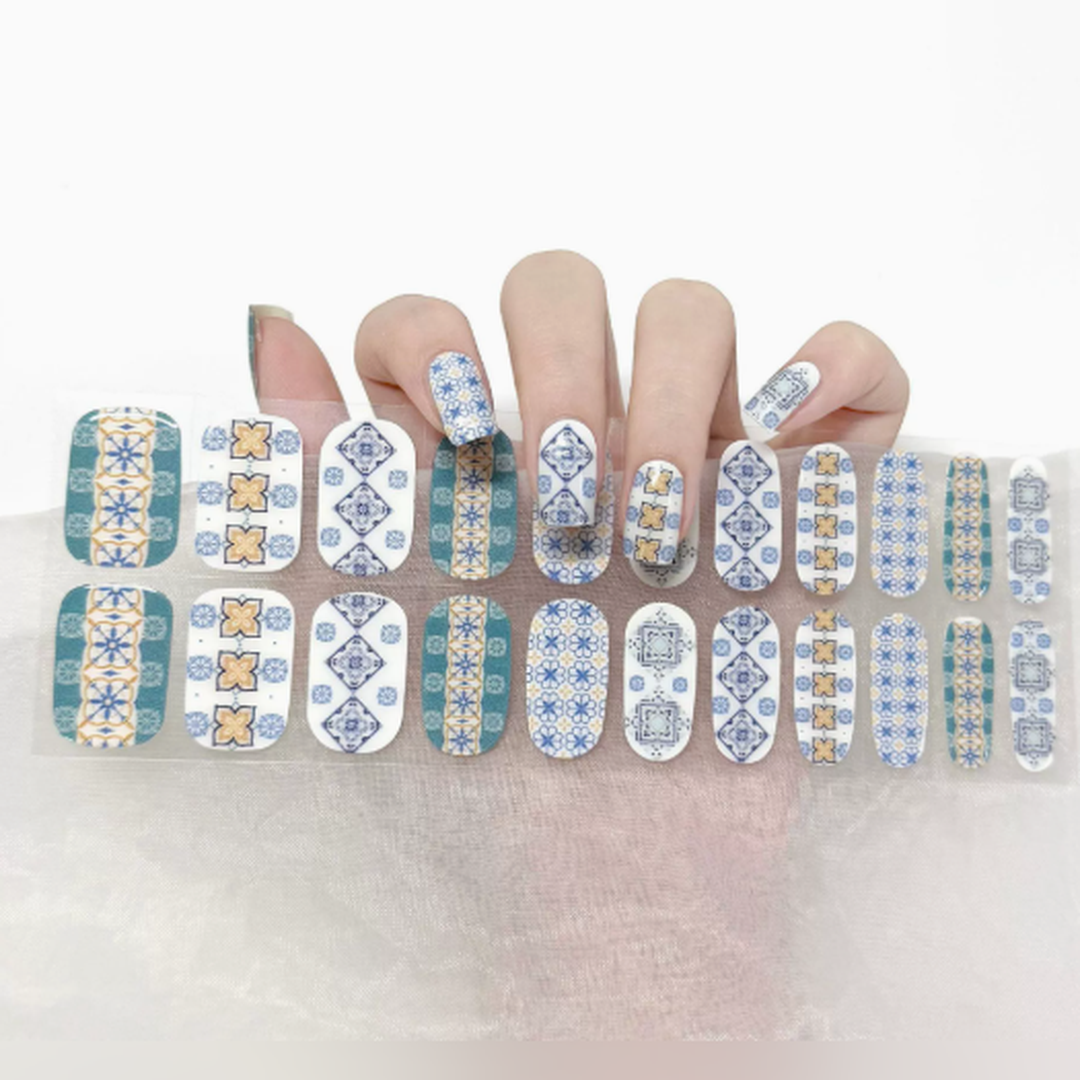 Vairely Blue Mosaic