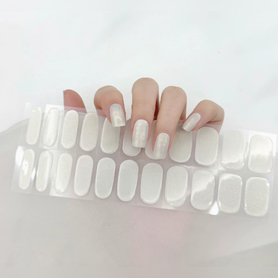 Vairely Pearl White Shimmer