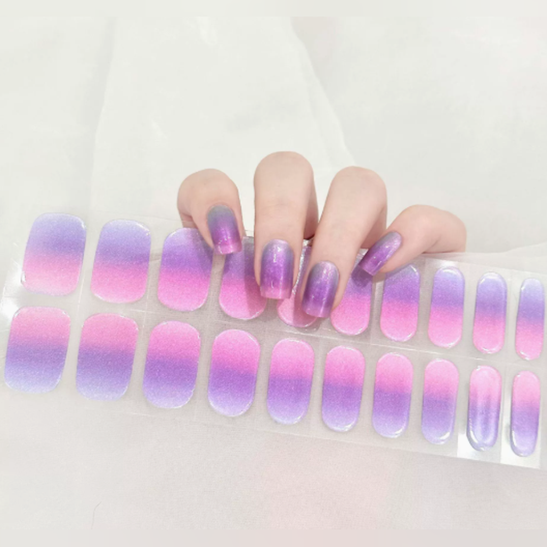 Vairely Pink Purple Ombre