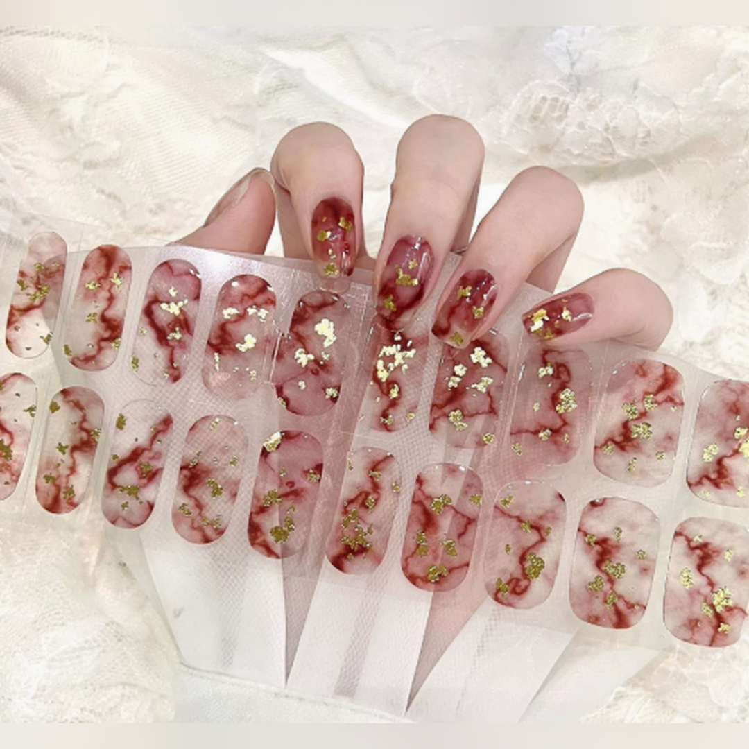 Vairely Rose Gold Marble
