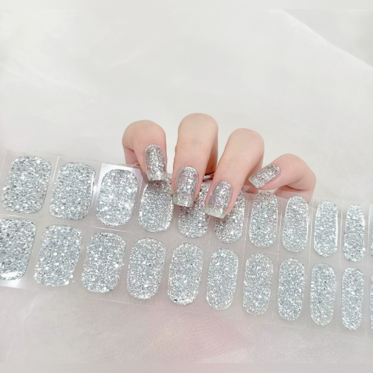Vairely Silver Glitter