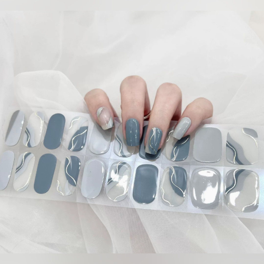 Vairely Slate Marble Waves